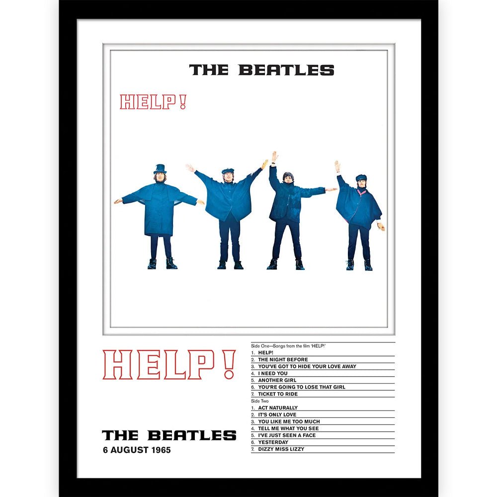THE BEATLES ビートルズ (結成 65周年 ) - Help! / インテリア額 - PGS